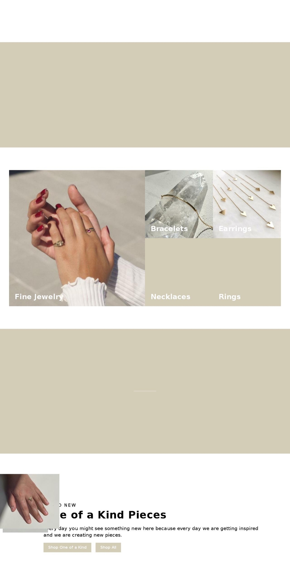 albisiasjewelry.com — Shopify storefront screenshot