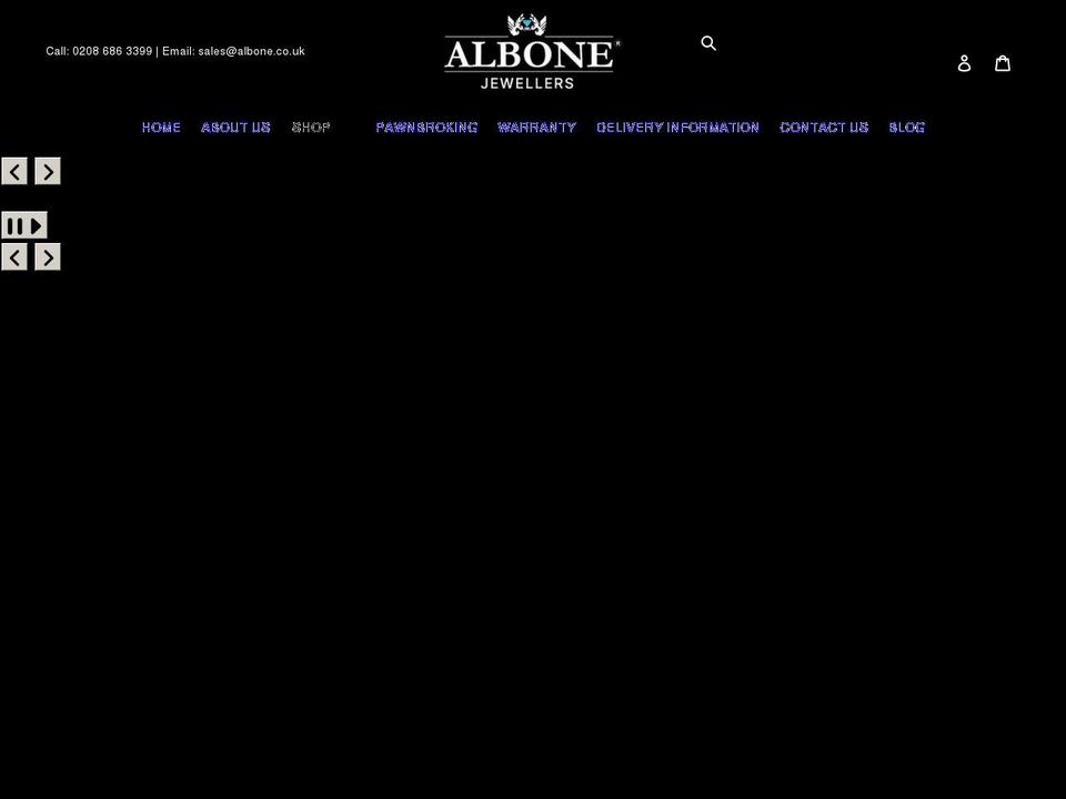 albone.co.uk shopify website screenshot