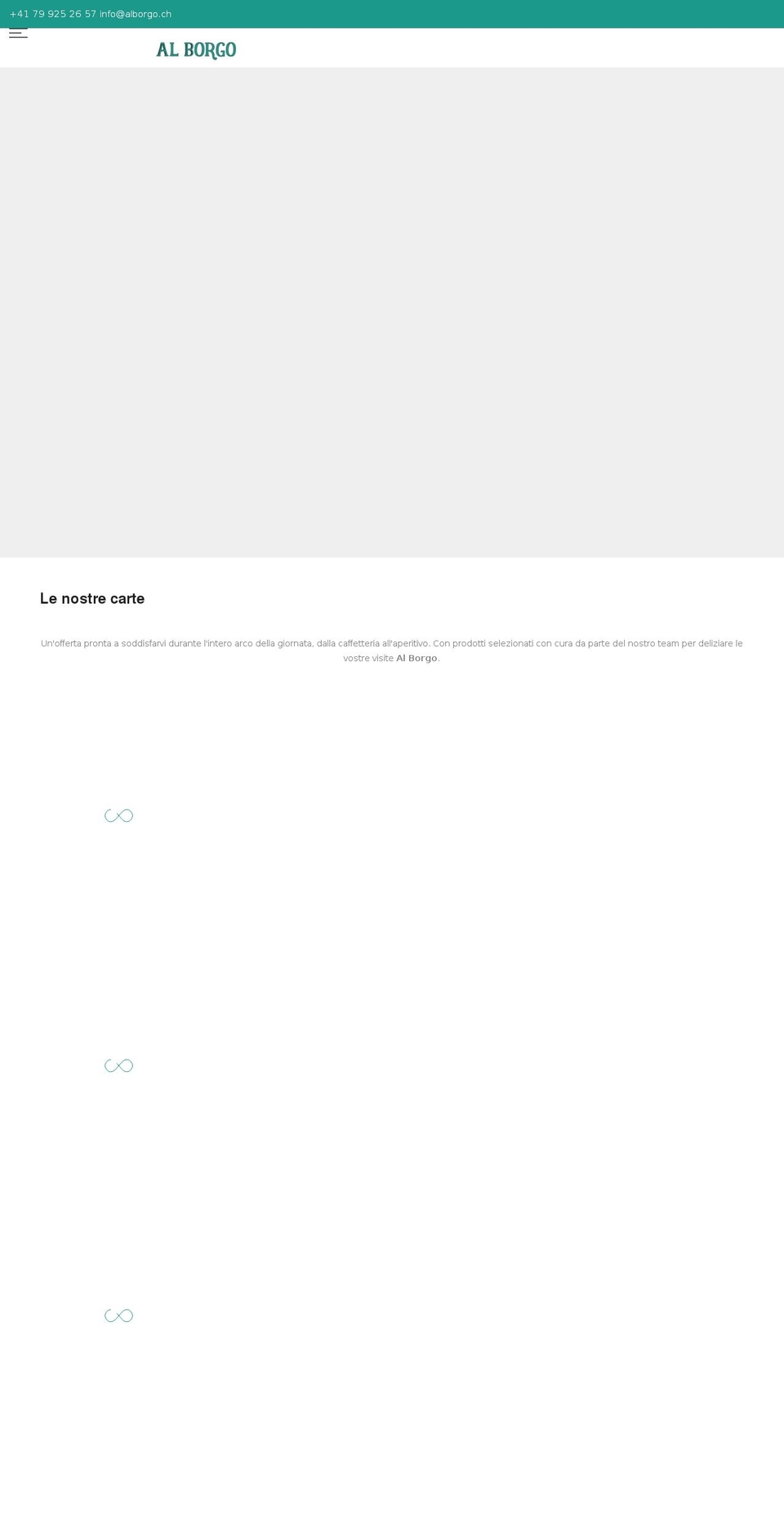 alborgo.ch shopify website screenshot