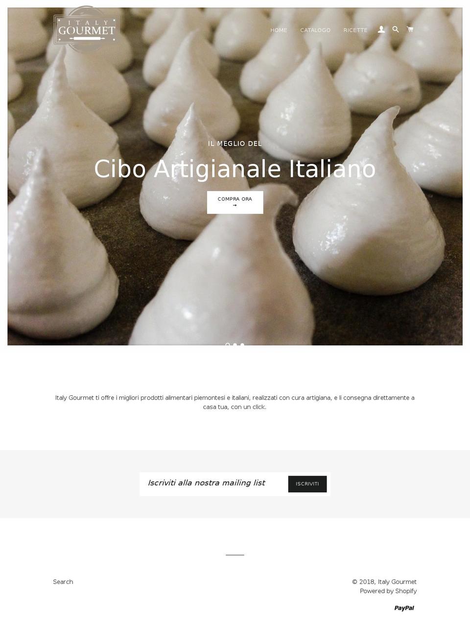 alcastellofood.com — Shopify storefront screenshot