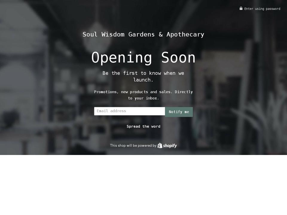 alchemistsapothecary.com shopify website screenshot