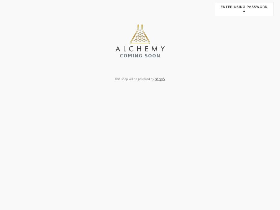 alchemymobile.com shopify website screenshot