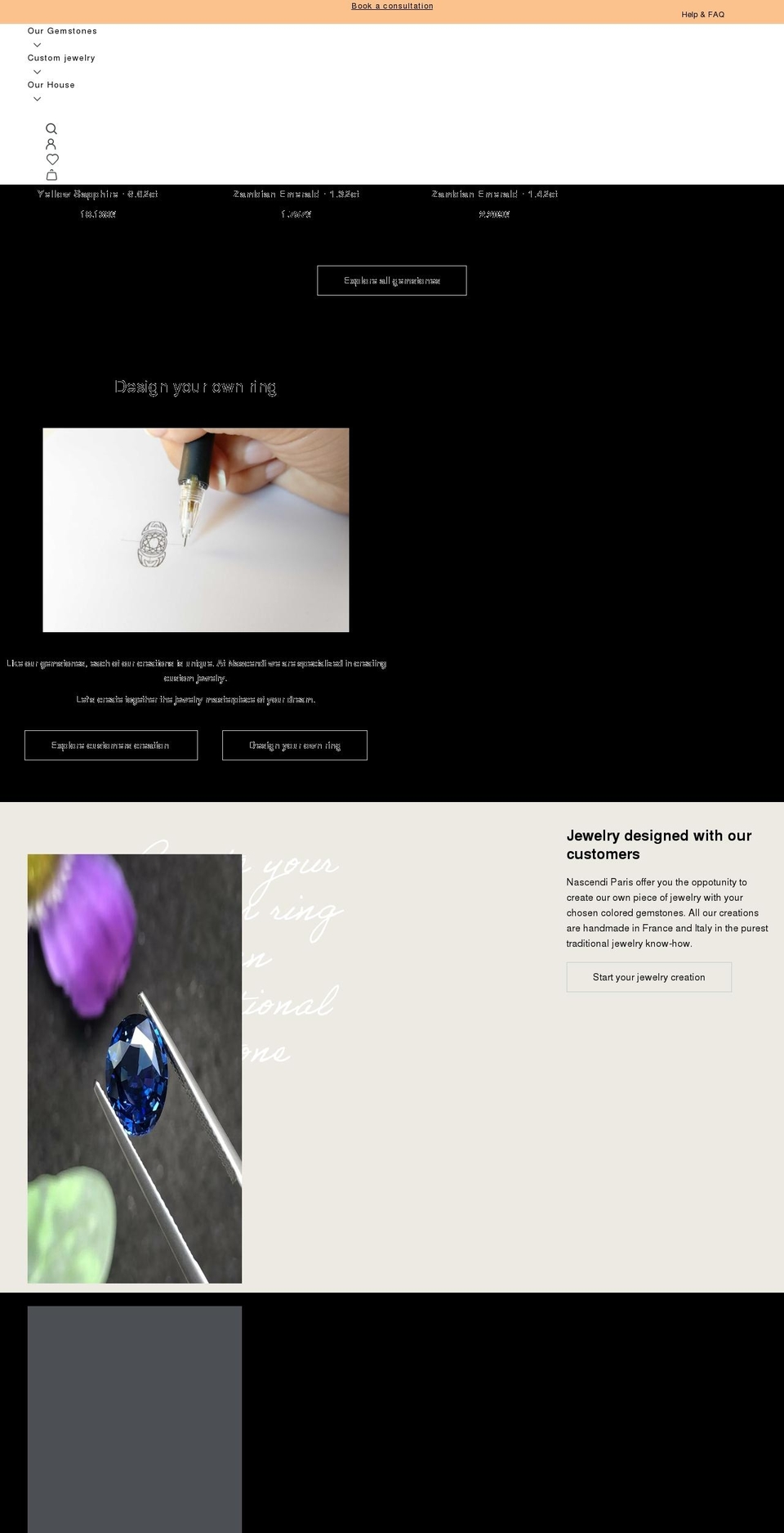 alchimie-paris.com shopify website screenshot