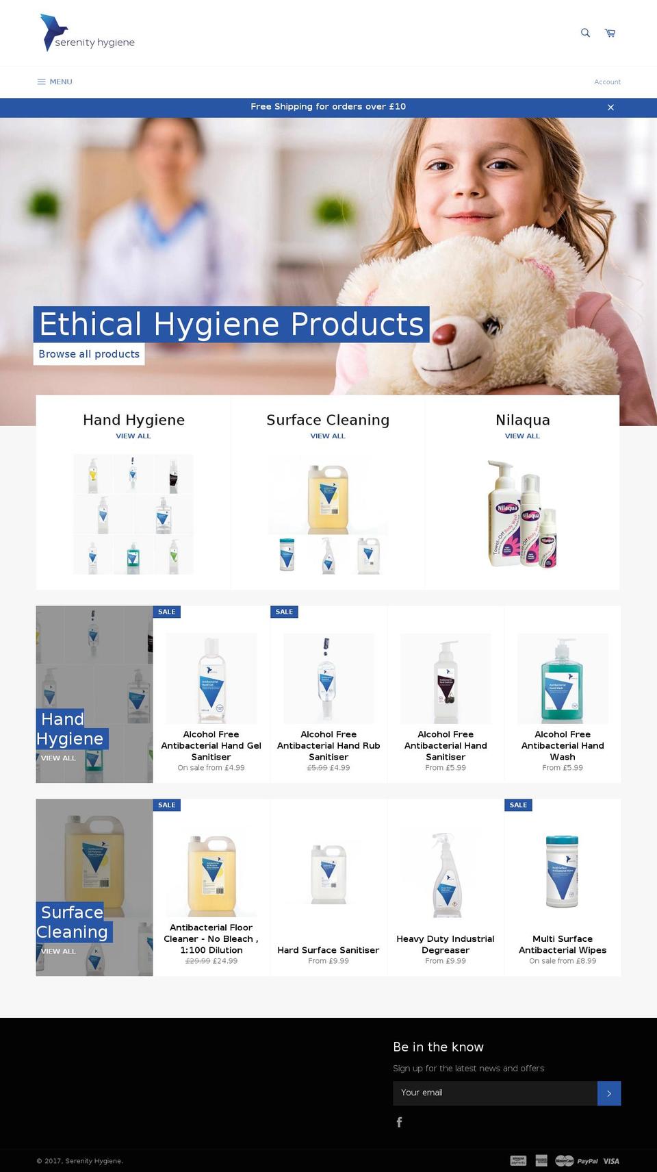 alcoholfreehandcare.com shopify website screenshot