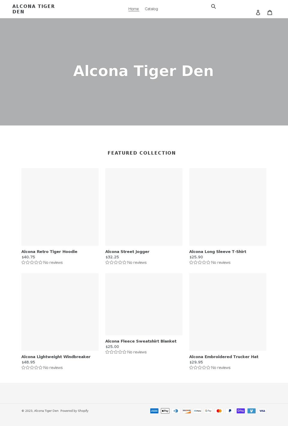 alconatigerden.com shopify website screenshot