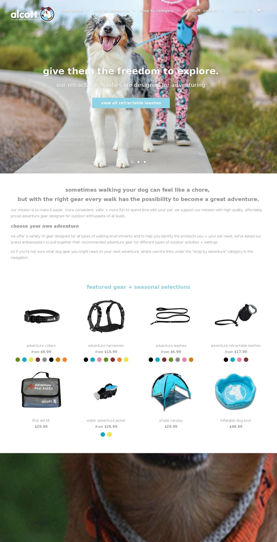 alcottafoot.com — Shopify storefront screenshot