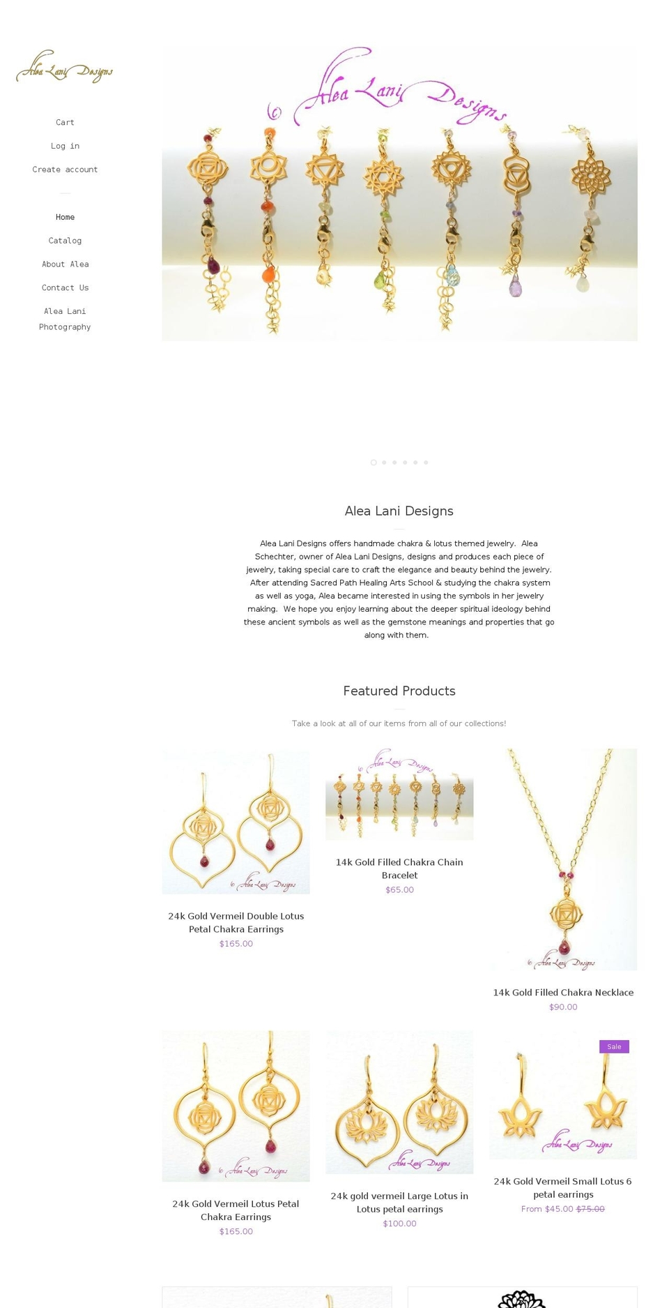 alealani.com — Shopify storefront screenshot