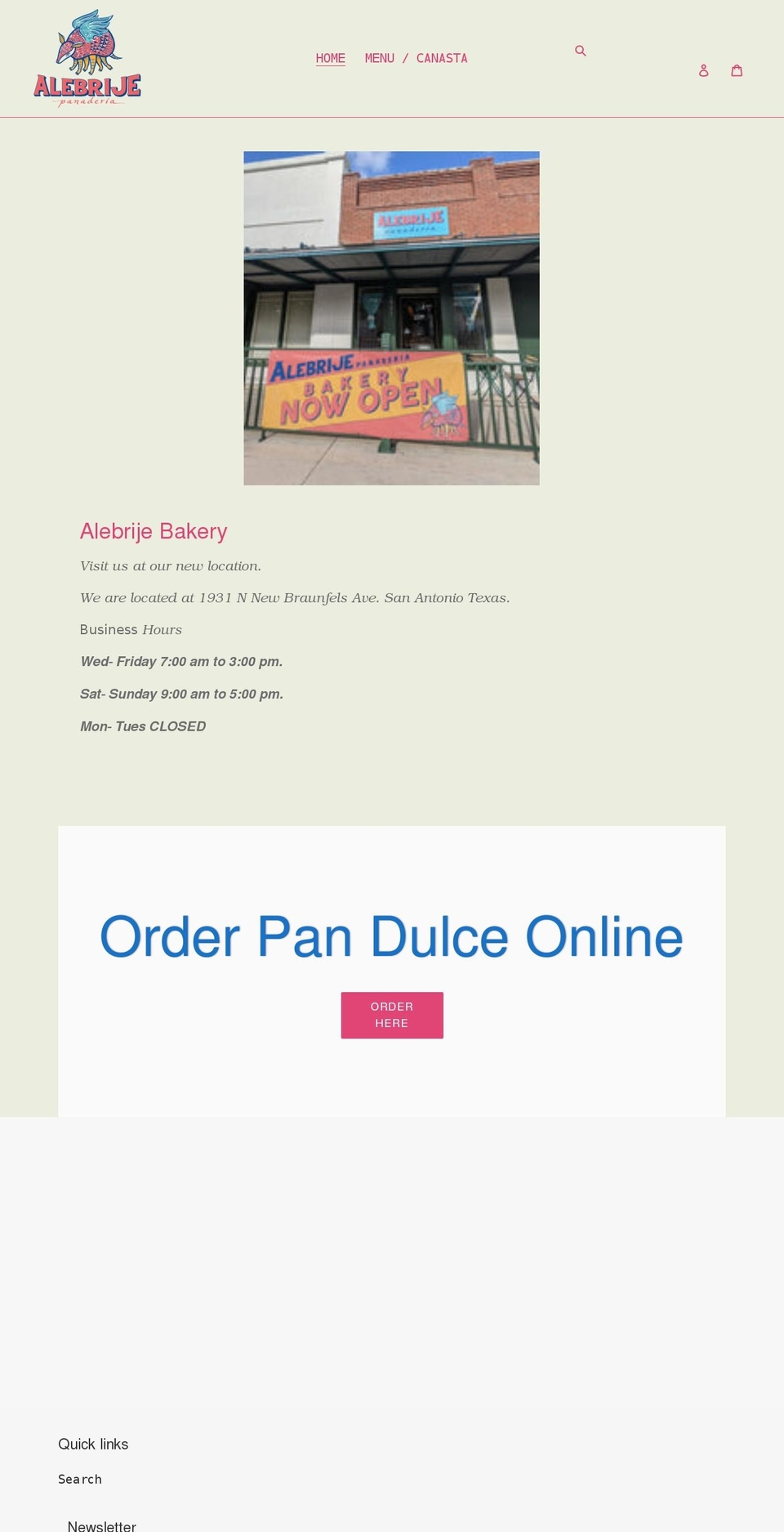 alebrijesa.com shopify website screenshot