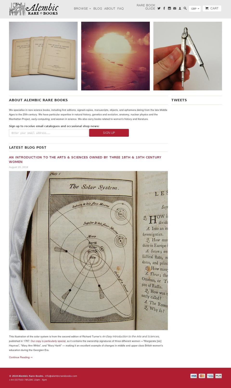 alembicbooks.com — Shopify storefront screenshot