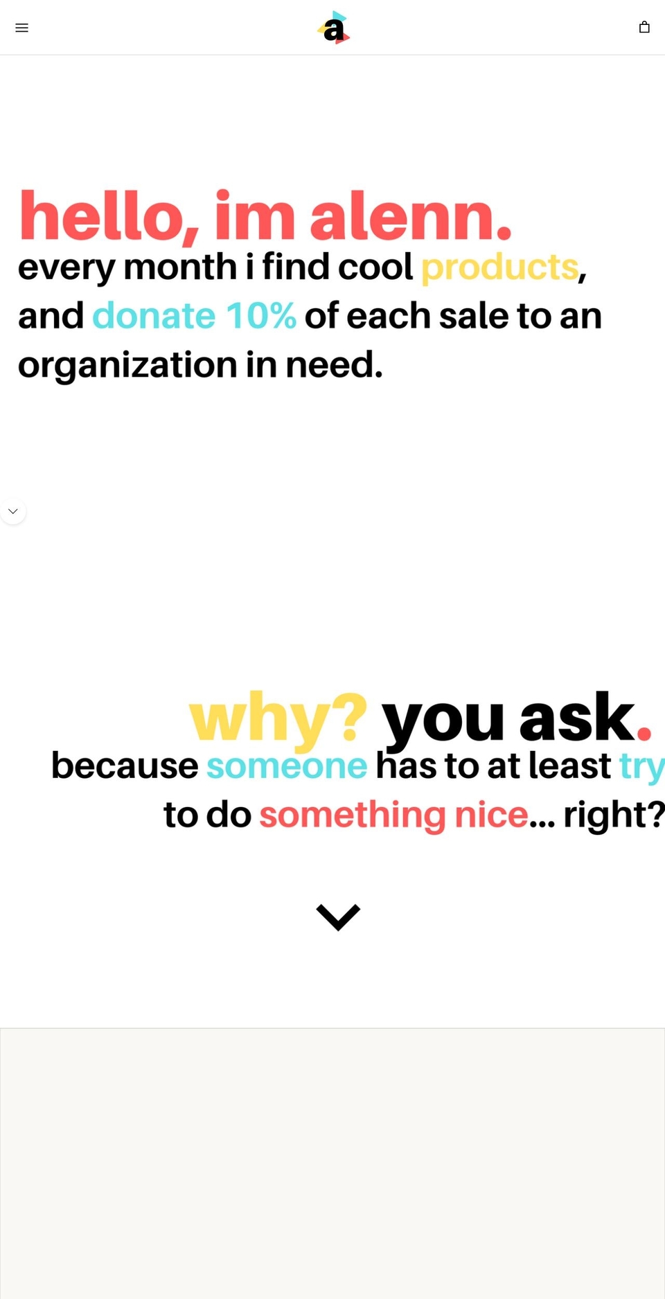 alennr.com shopify website screenshot