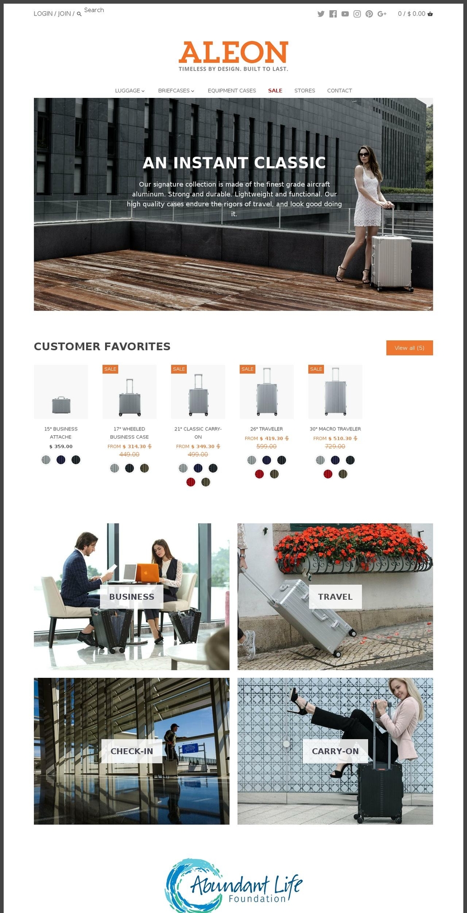 aleonco.com — Shopify storefront screenshot