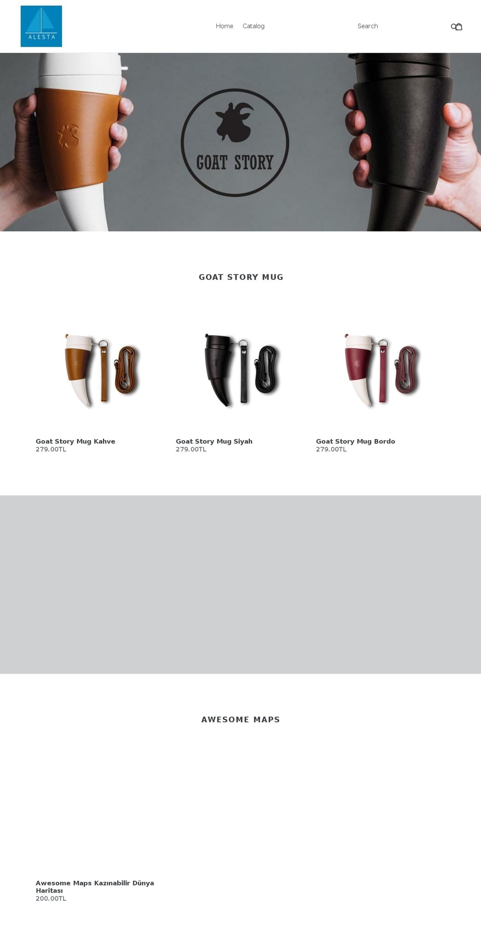 alestashop.com — Shopify storefront screenshot
