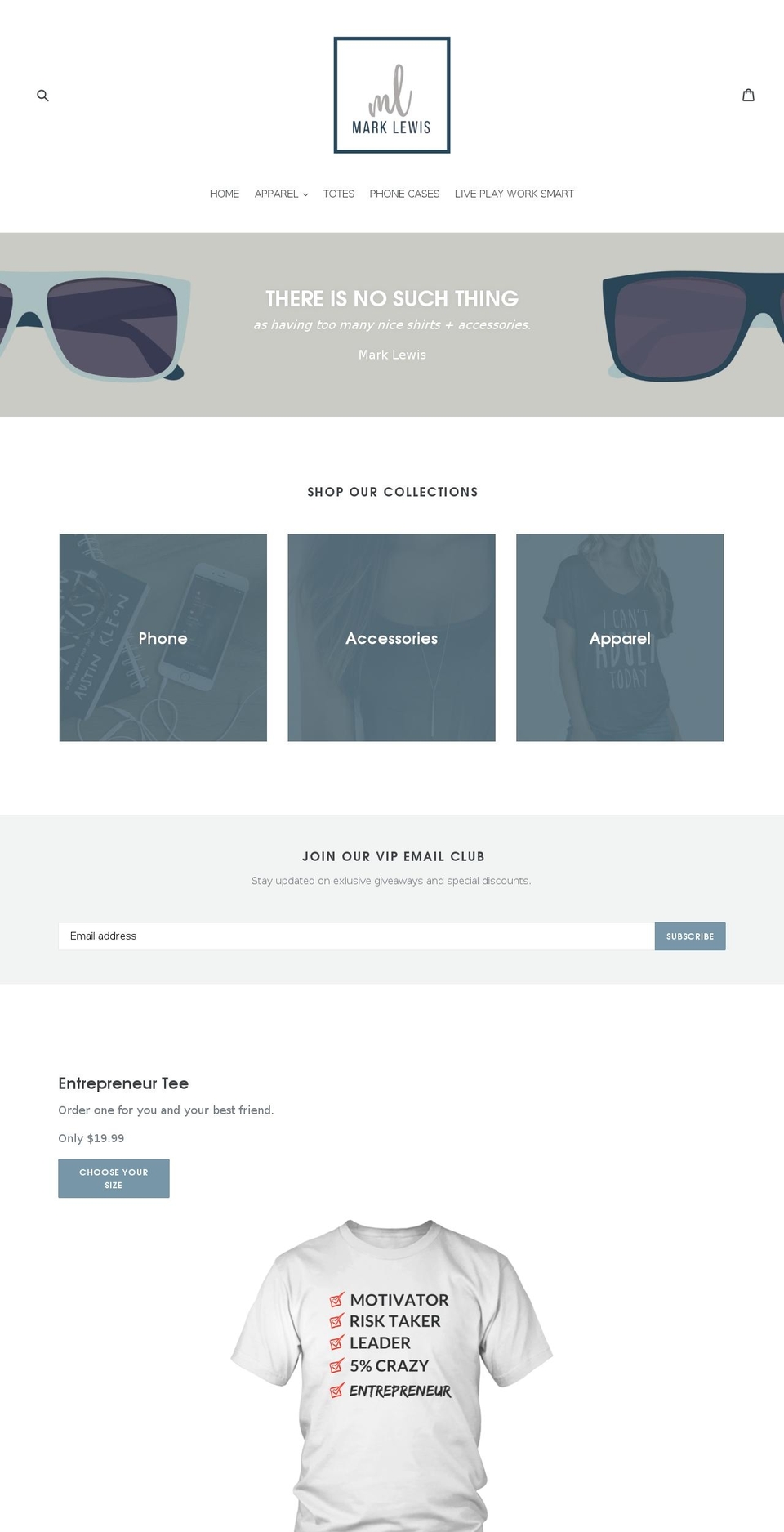 alewiscompany.com — Shopify storefront screenshot