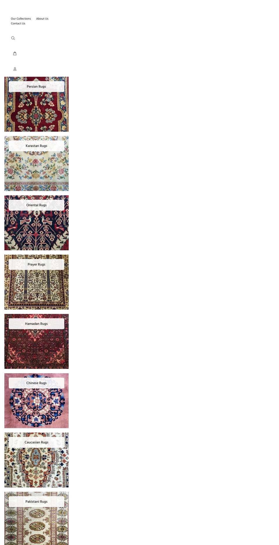 alexanderrugs.com shopify website screenshot