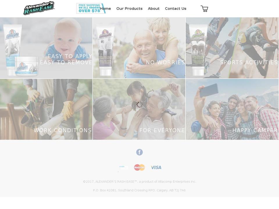 alexanders-theme Shopify theme site example alexanderscream.com