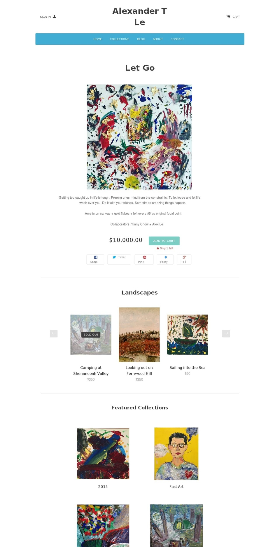 alexandertle.com shopify website screenshot