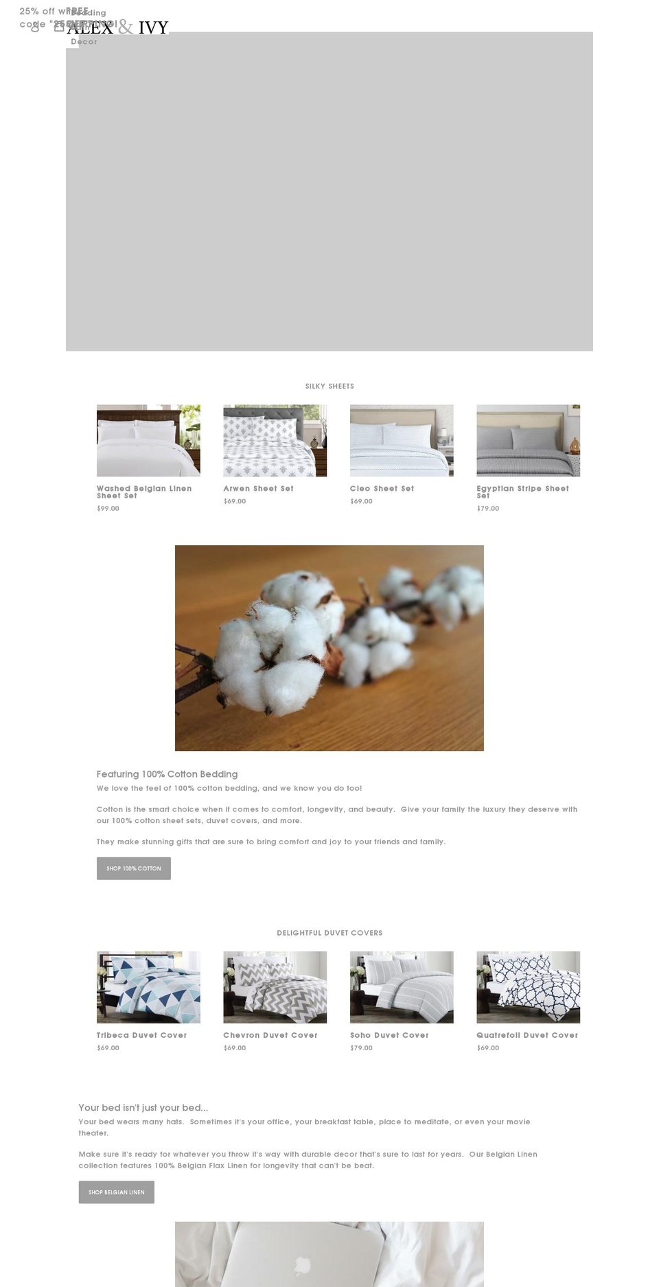 alexandivy.com — Shopify storefront screenshot