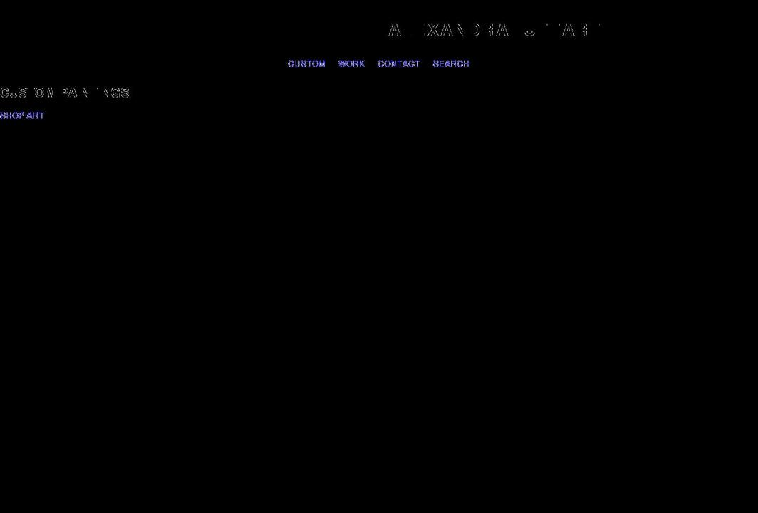 alexandrahuffart.com shopify website screenshot