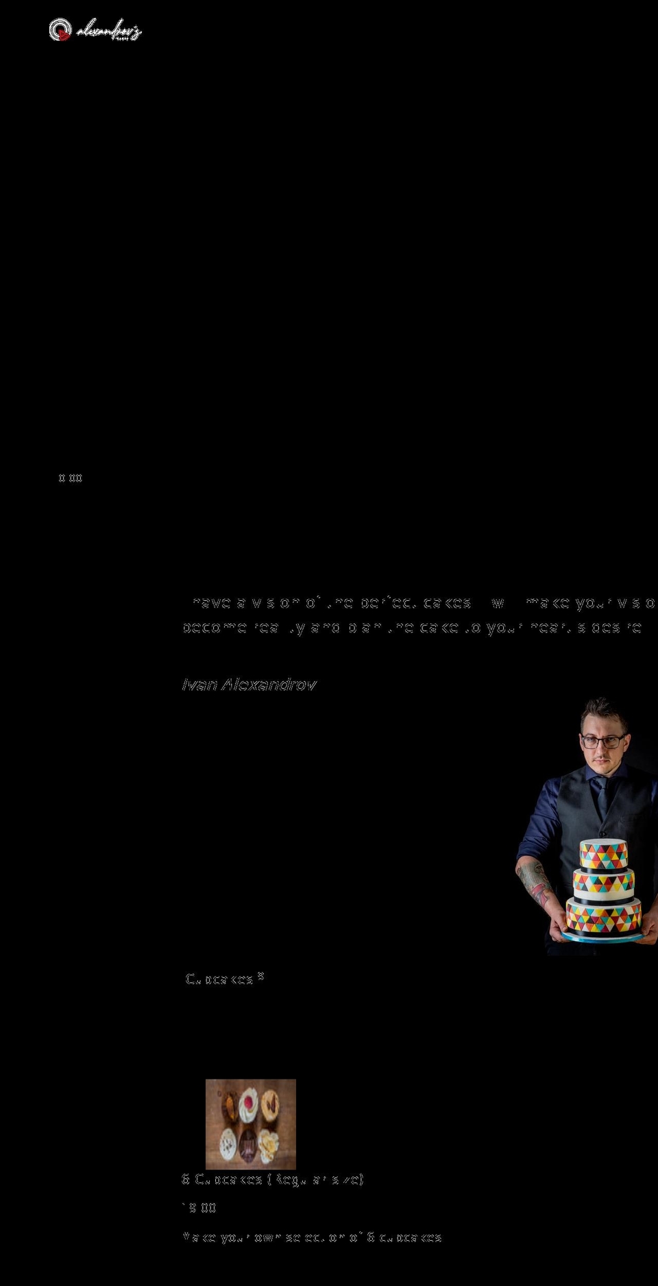 alexandrovs.co.uk shopify website screenshot