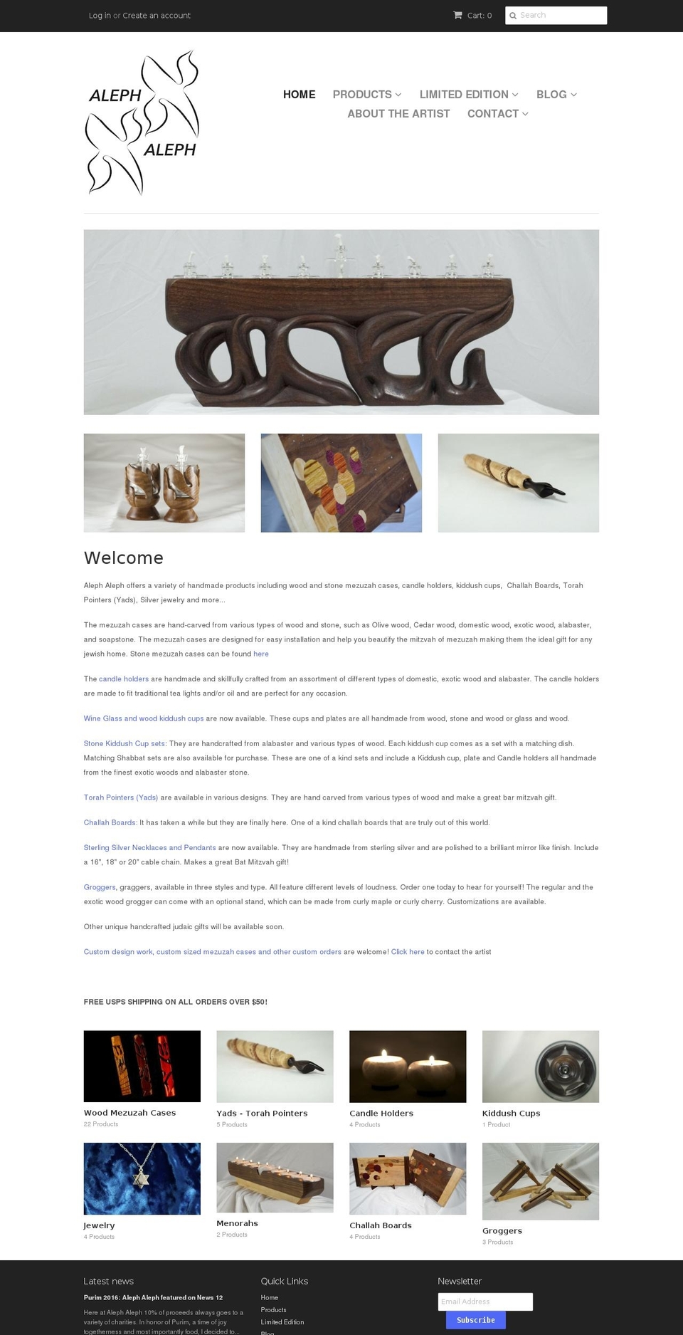 alexaronov.com shopify website screenshot