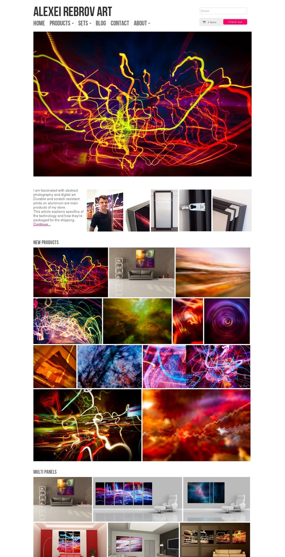 alexeirebrov.ca shopify website screenshot