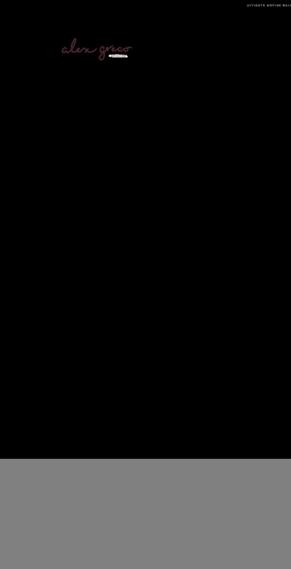 alexgrecolettering.com shopify website screenshot