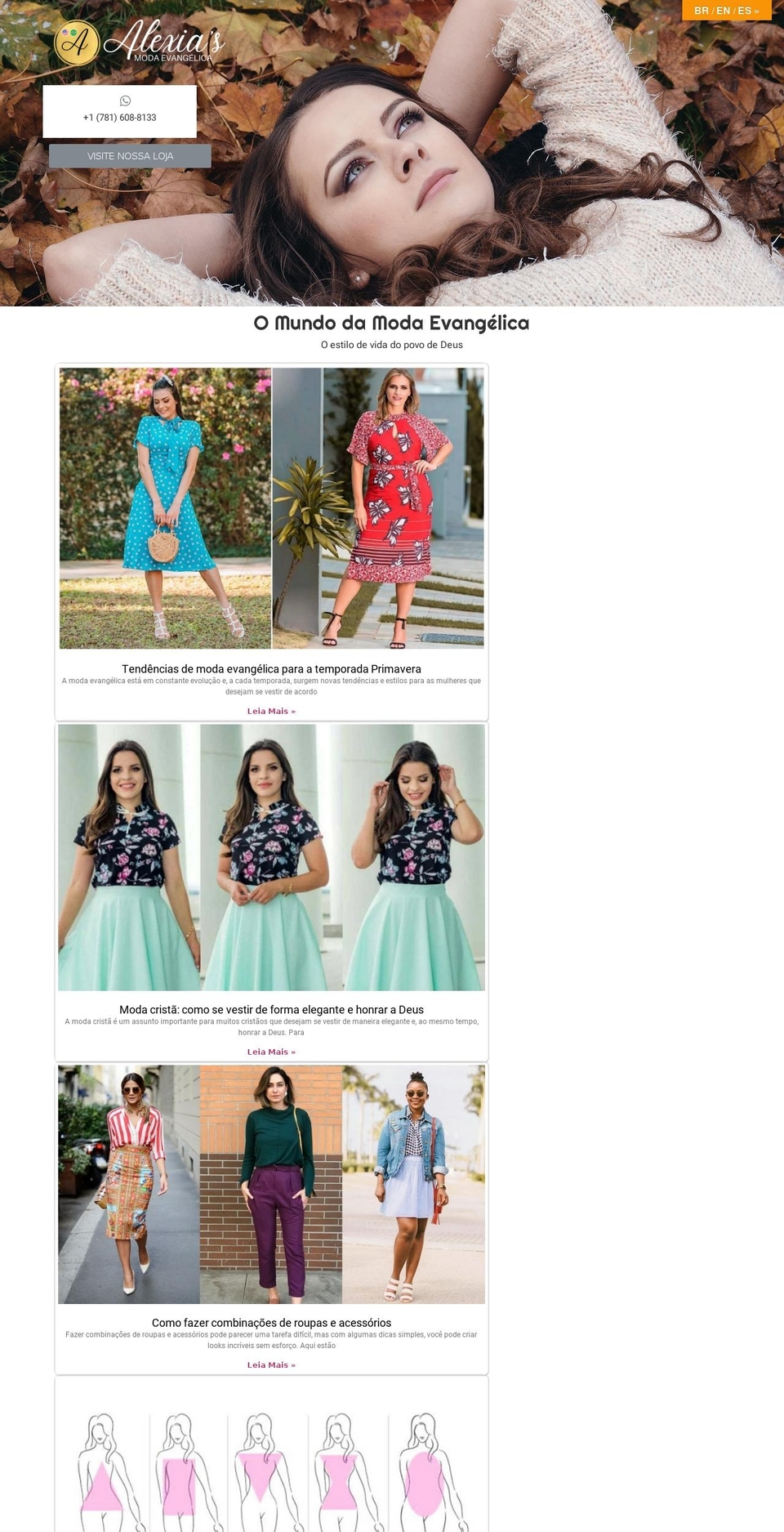 alexiasfashion.com — Shopify storefront screenshot