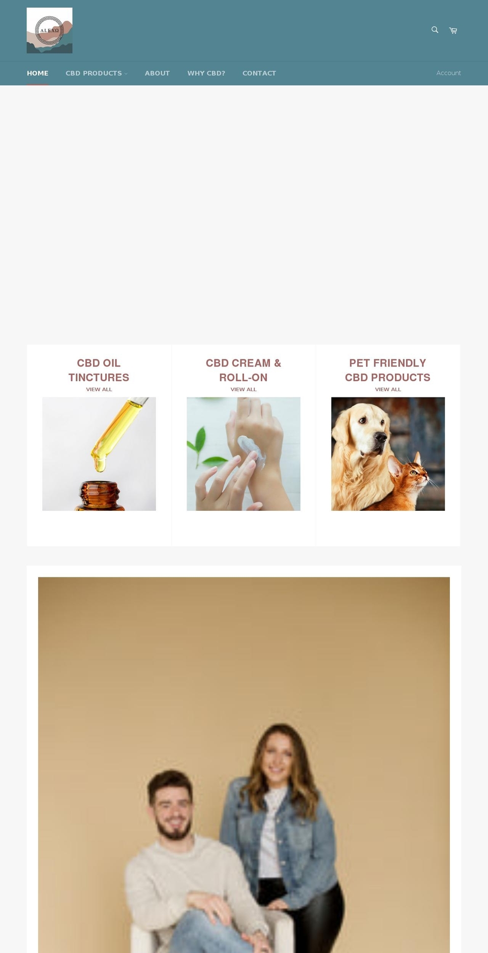 alexoorganics.com shopify website screenshot