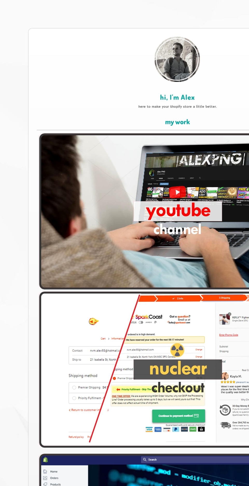 alexpng.com shopify website screenshot