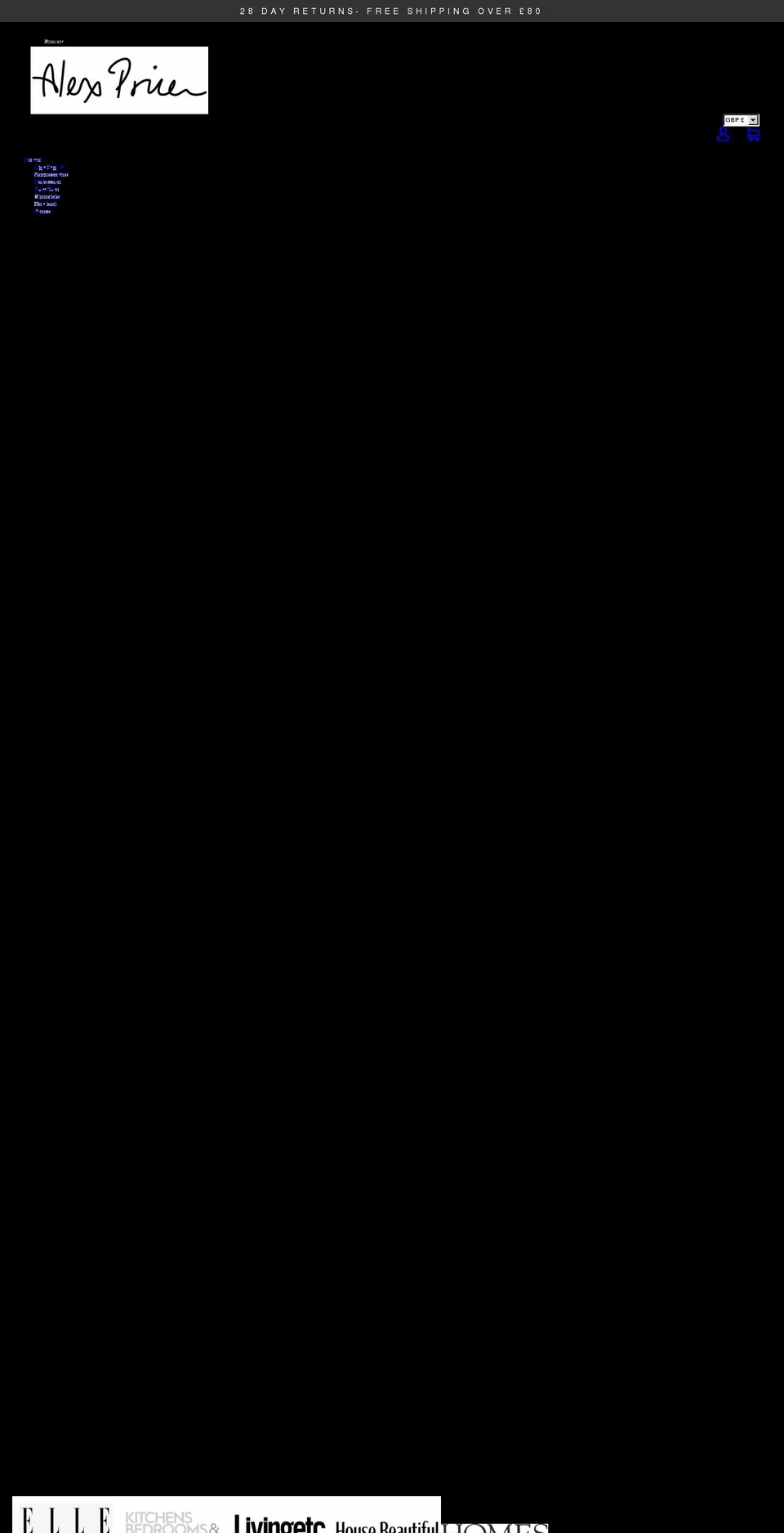 alexprice.net shopify website screenshot