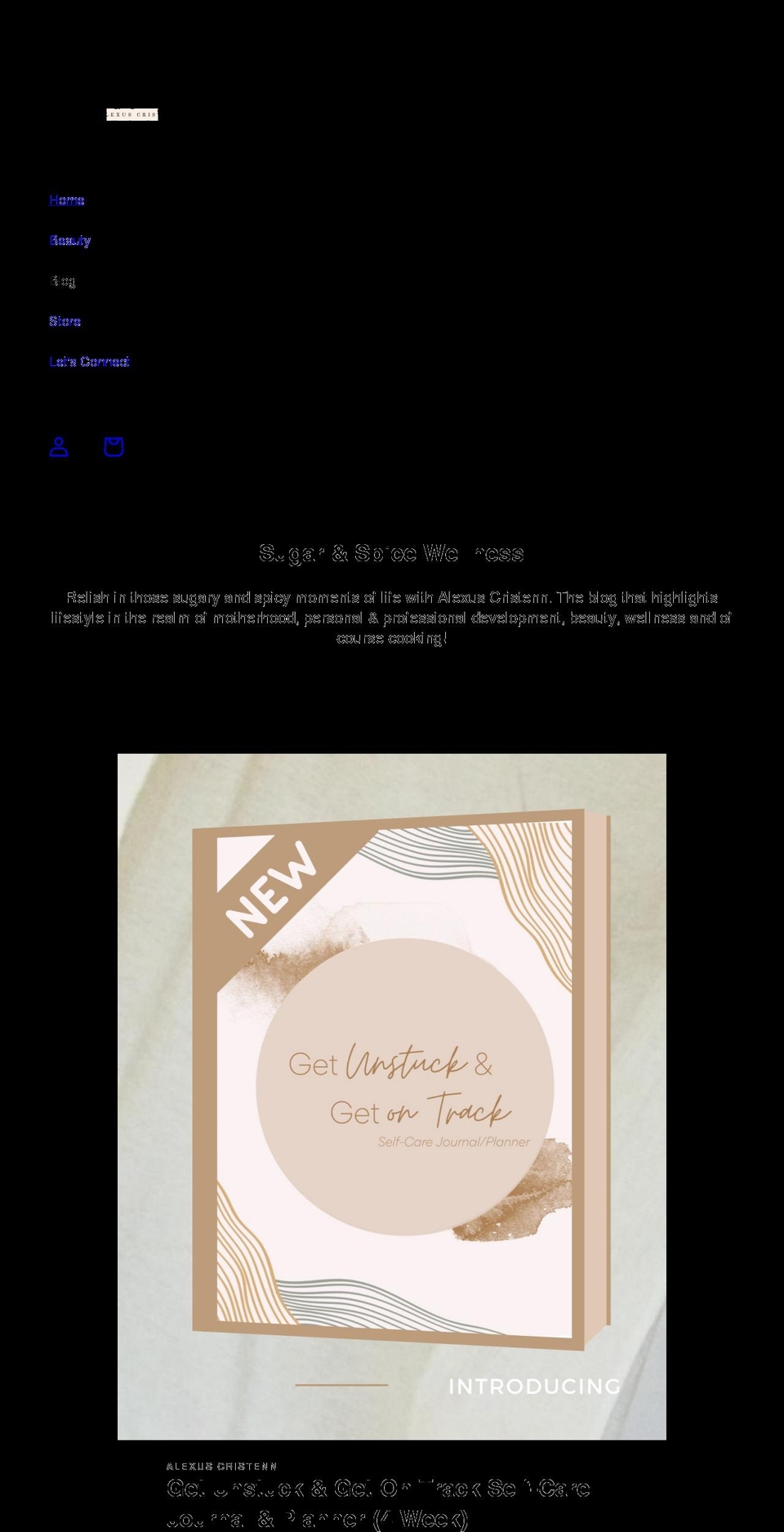 alexuscristenn.com shopify website screenshot