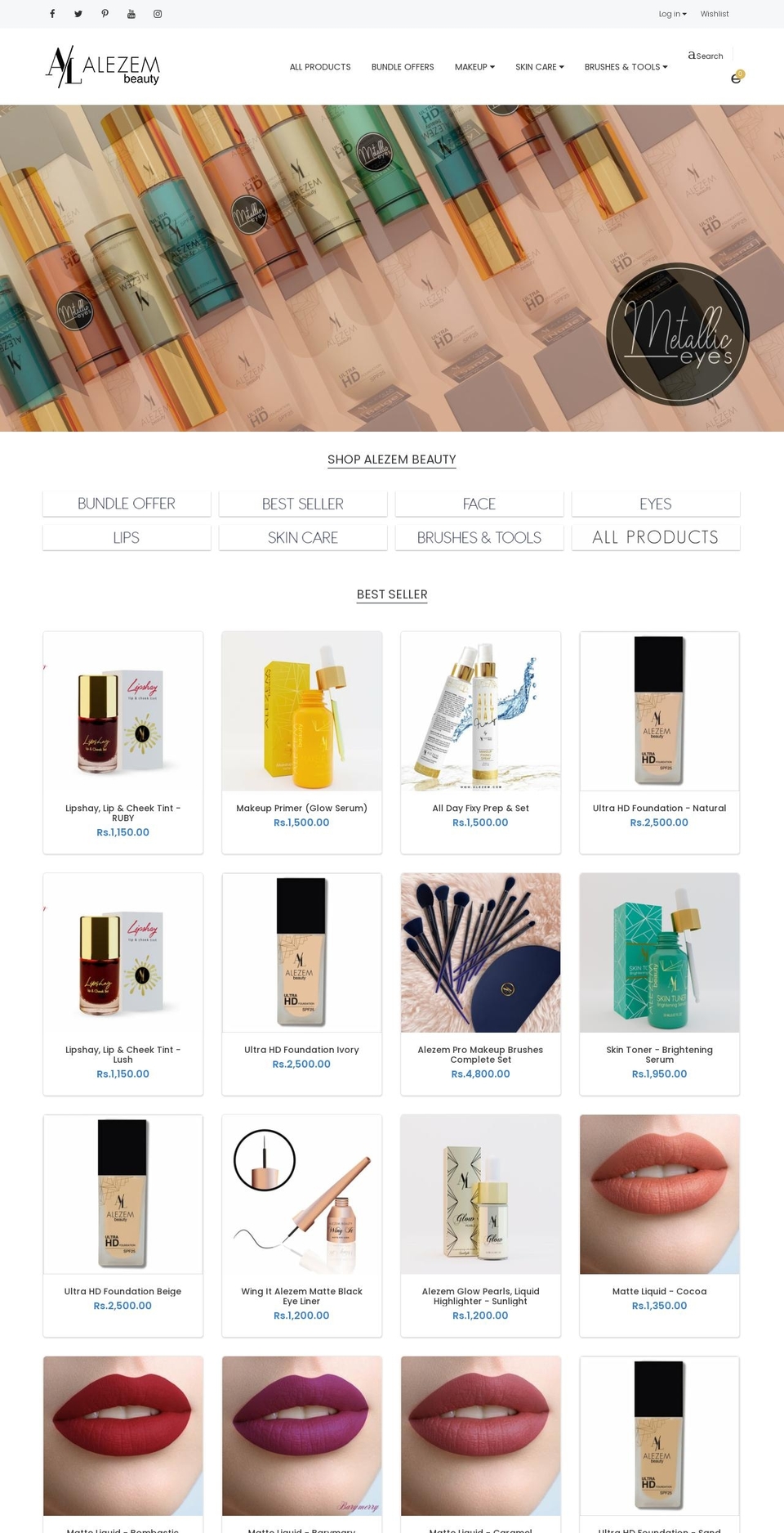 shopier-source-drag-drop-v3-8-0 Shopify theme site example alezem.com