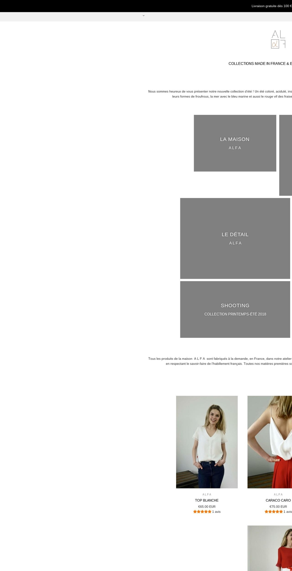 alfa-fusion.com — Shopify storefront screenshot