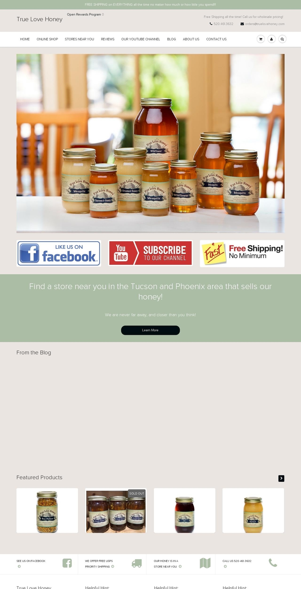 Copy of ShowTime - Bold Tier 2: Options Update ... Shopify theme site example alfalfahoney.com