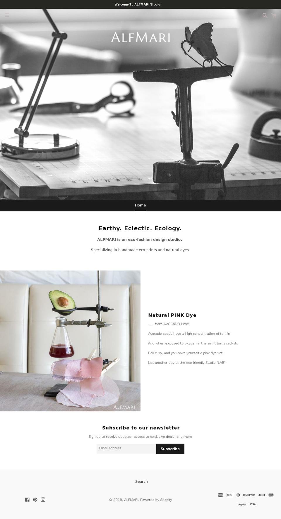alfmari.com — Shopify storefront screenshot
