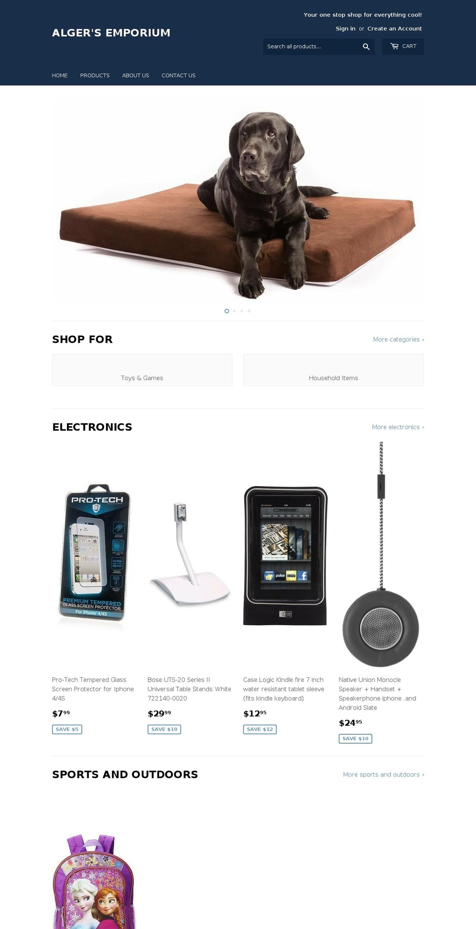 algersemporium.com shopify website screenshot