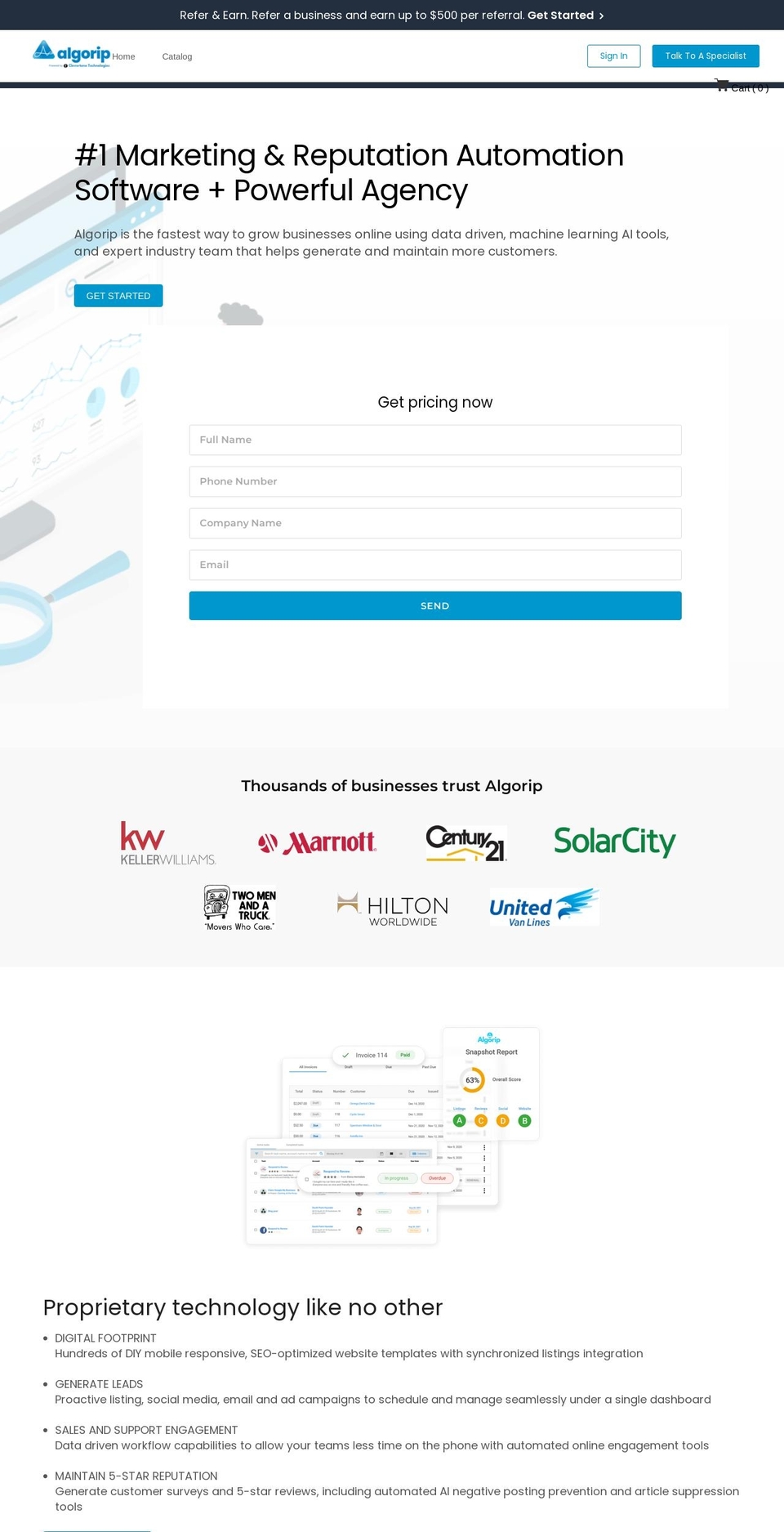 algorip.com shopify website screenshot