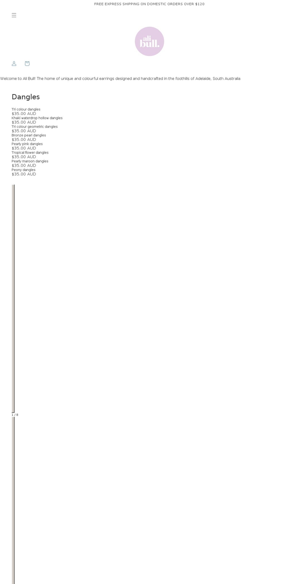 alibull.com.au shopify website screenshot