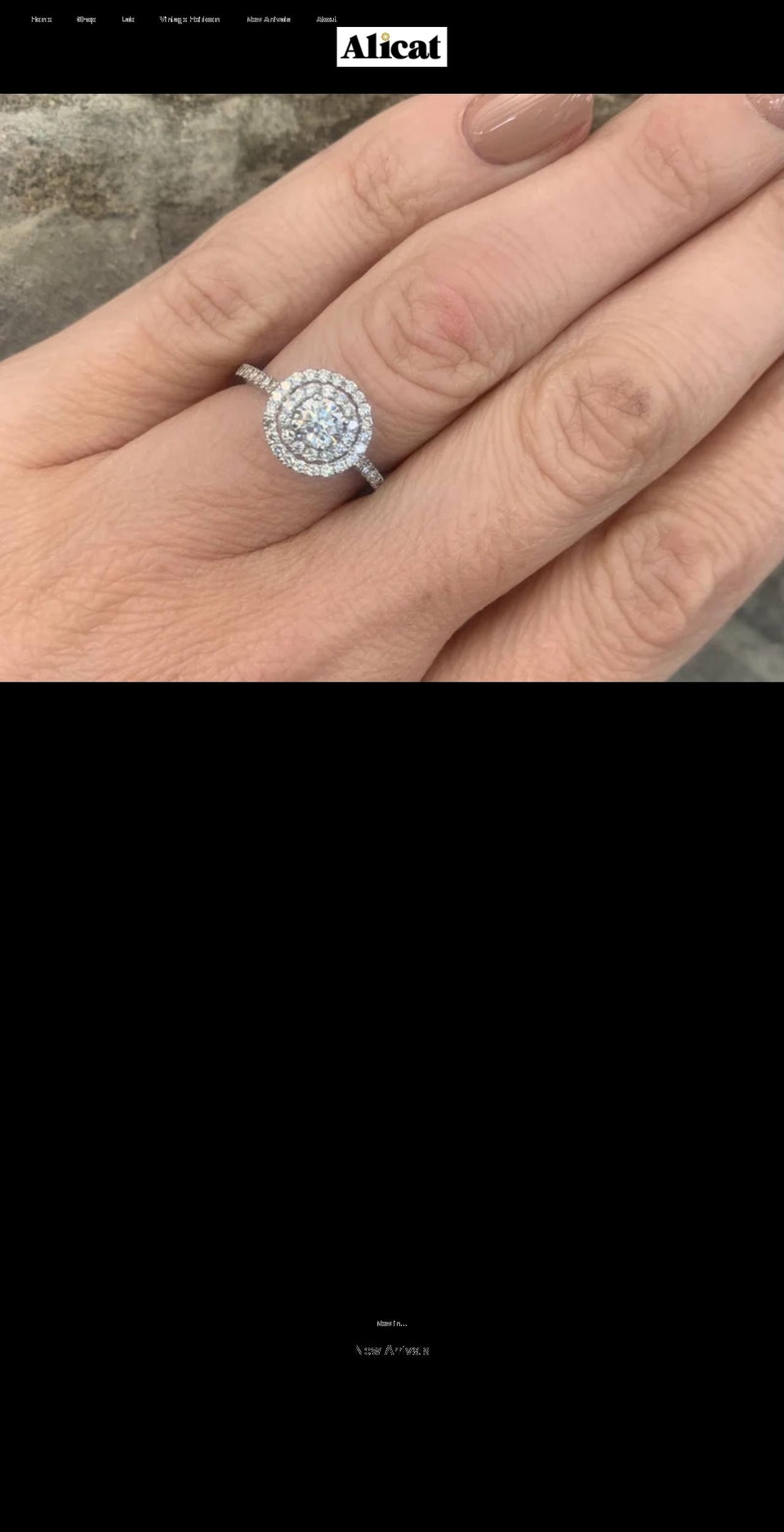 alicatjewellery.com shopify website screenshot