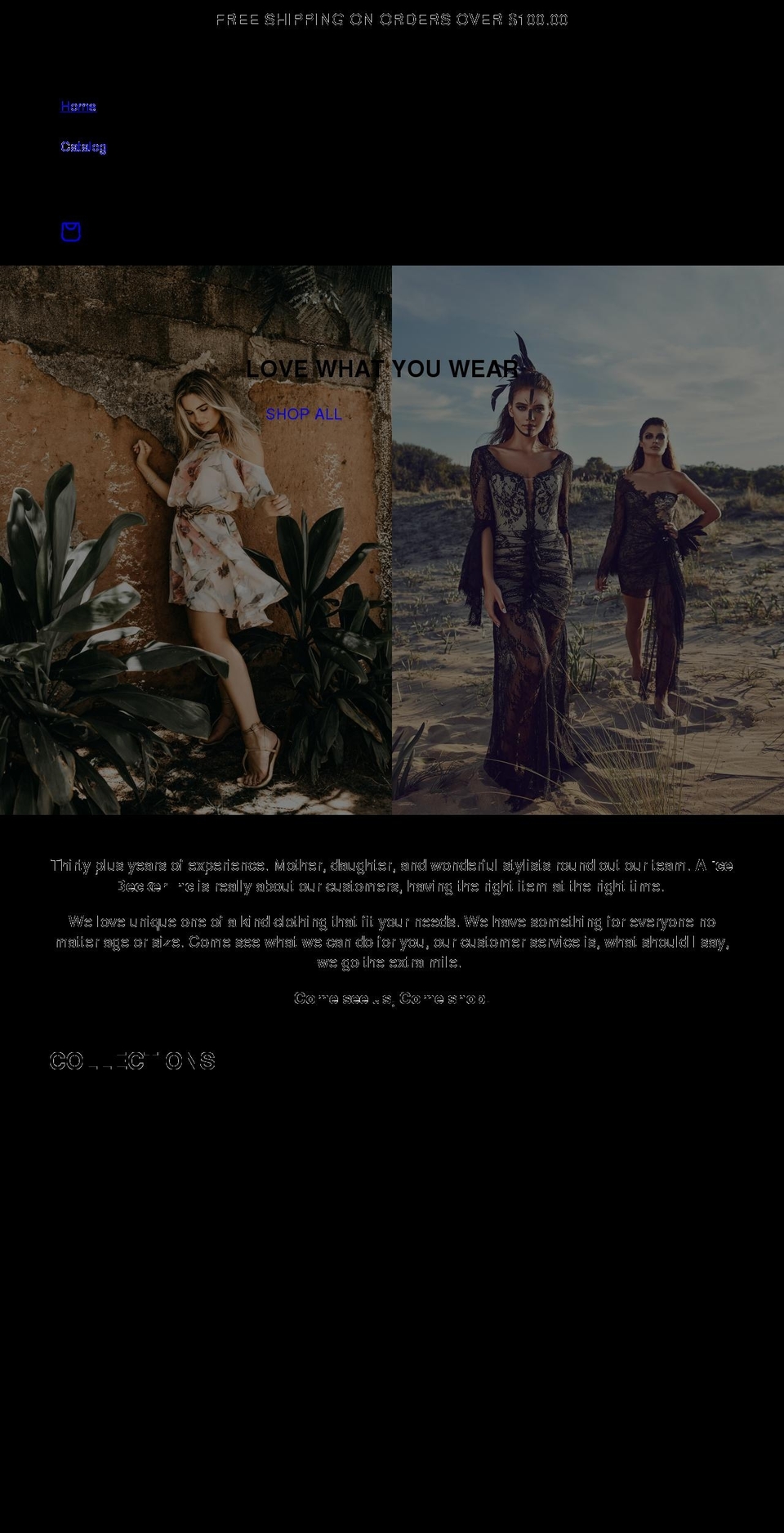 alicebeckerinc.com shopify website screenshot