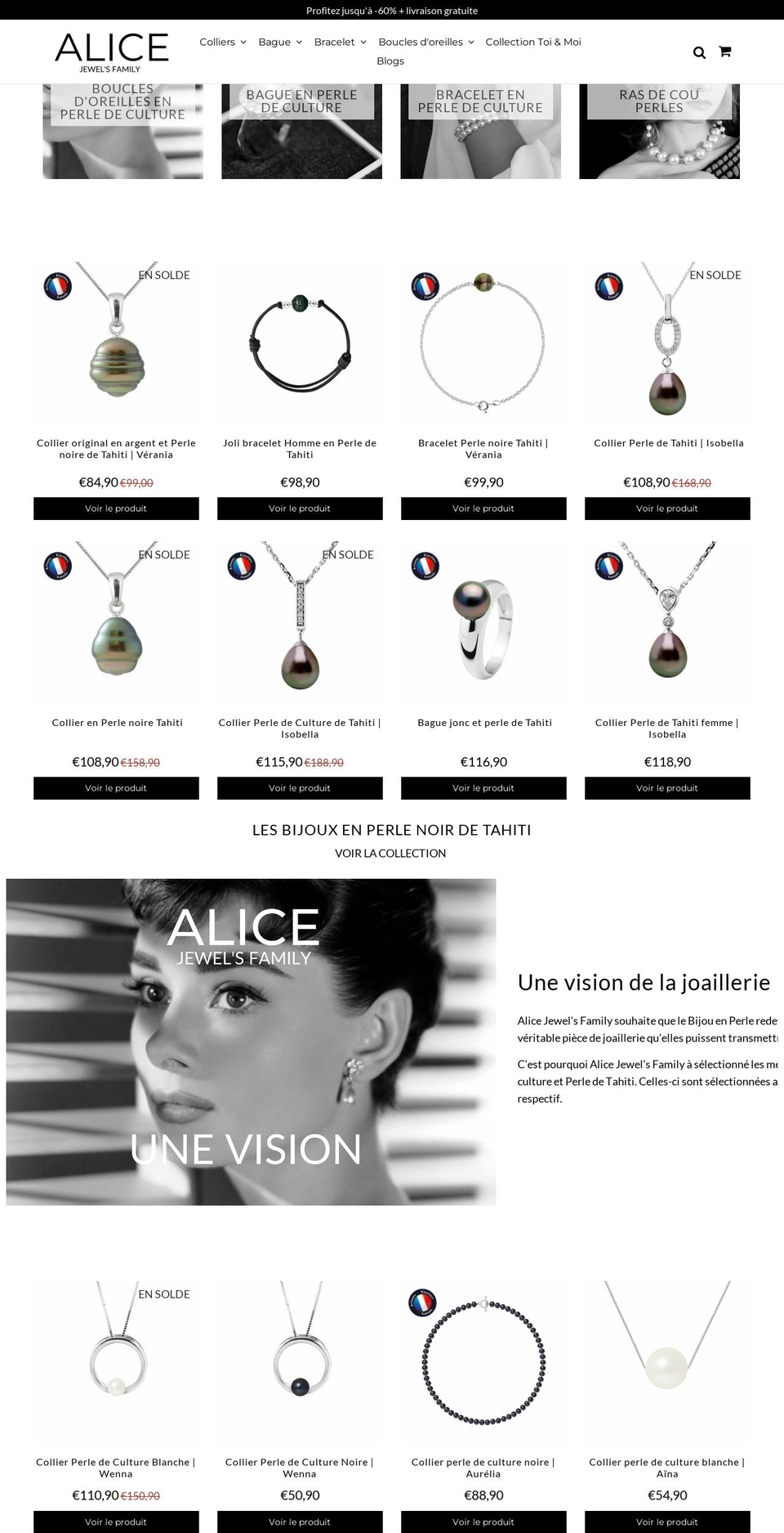alicejewelsfamily.com shopify website screenshot