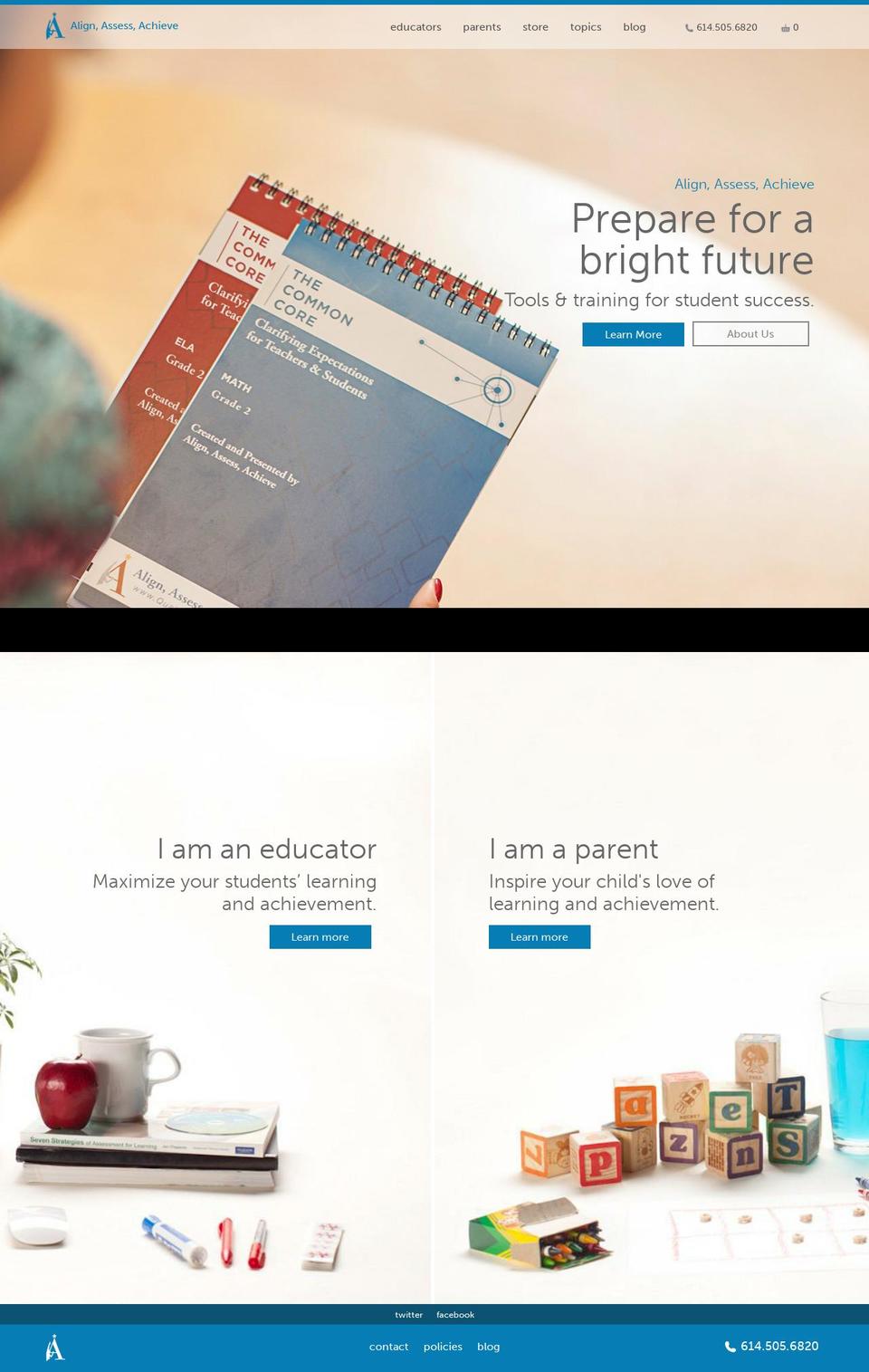 Align Shopify theme site example alignassessachieve.com