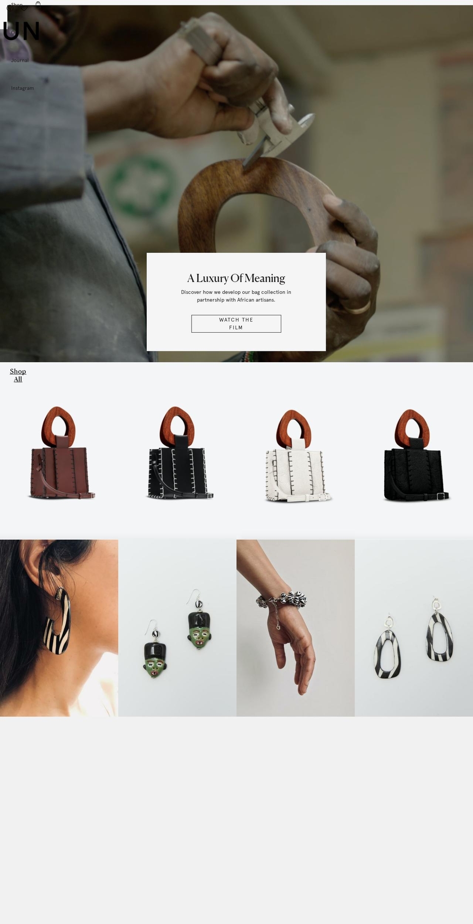 Edun - 1.3 Shopify theme site example alihewson.com