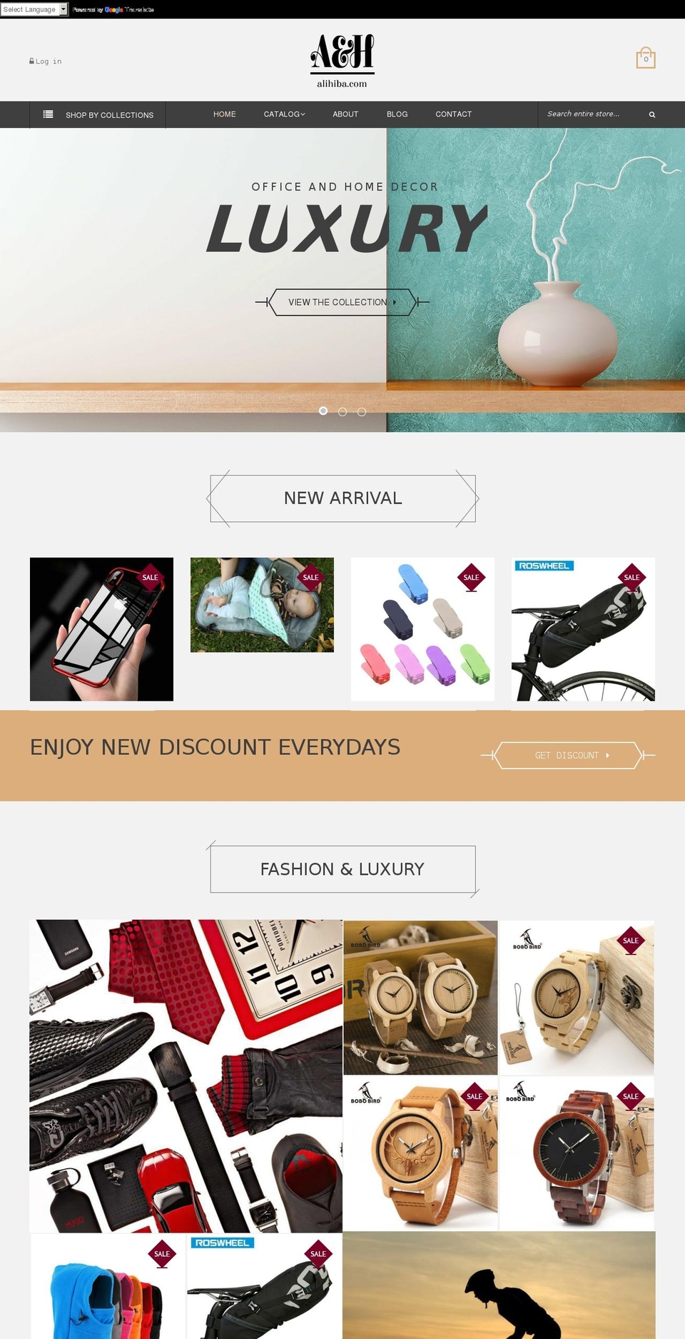 alihiba.com — Shopify storefront screenshot