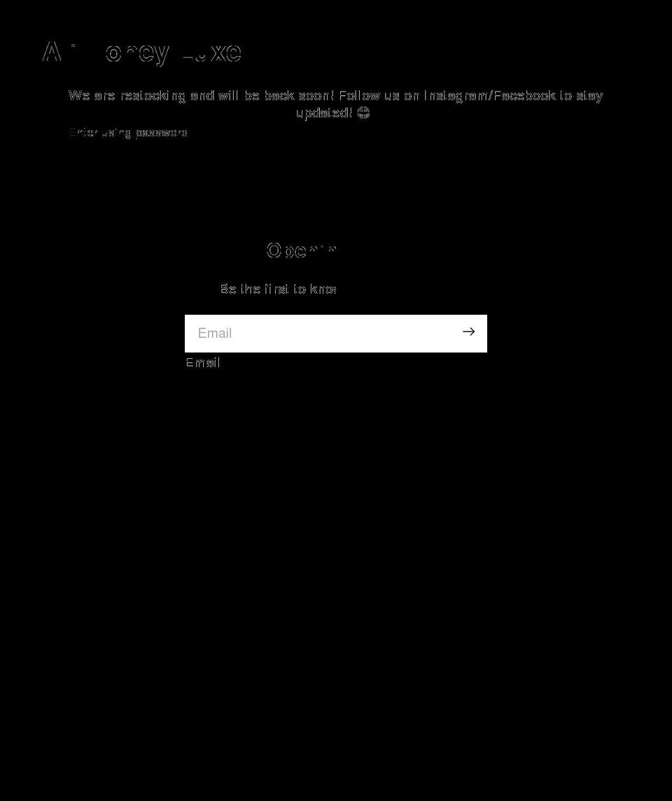 alihoneyluxe.com shopify website screenshot
