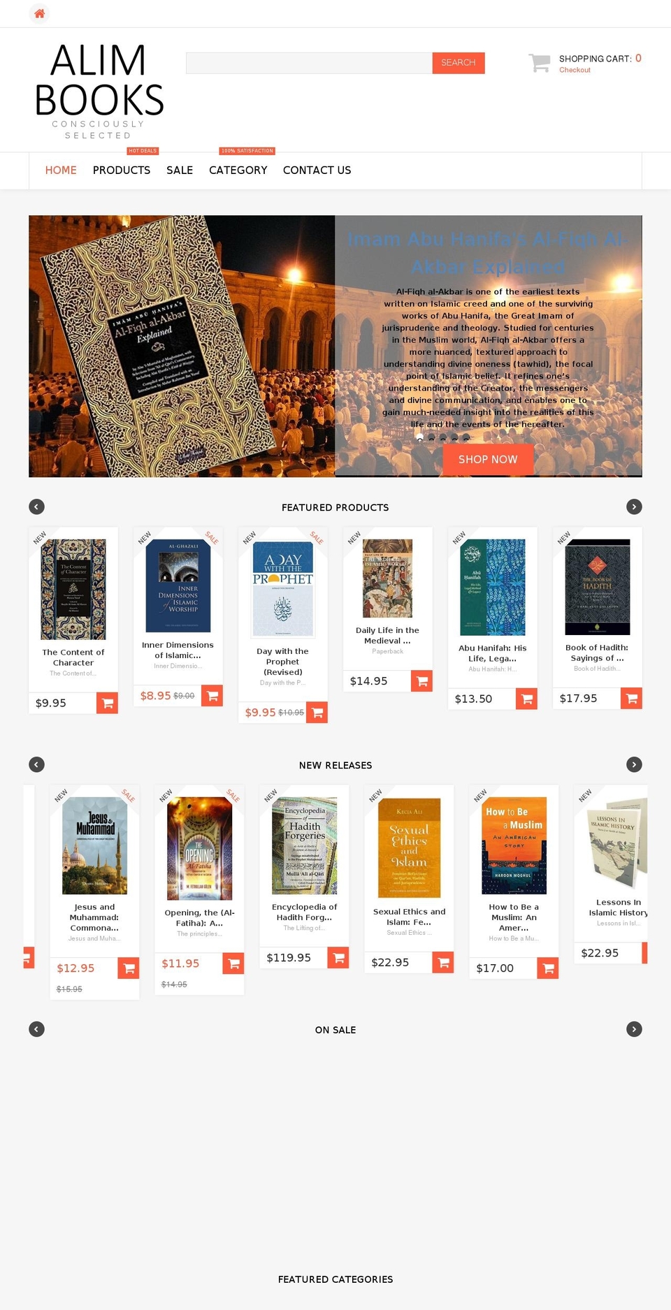 alimbooks.com — Shopify storefront screenshot