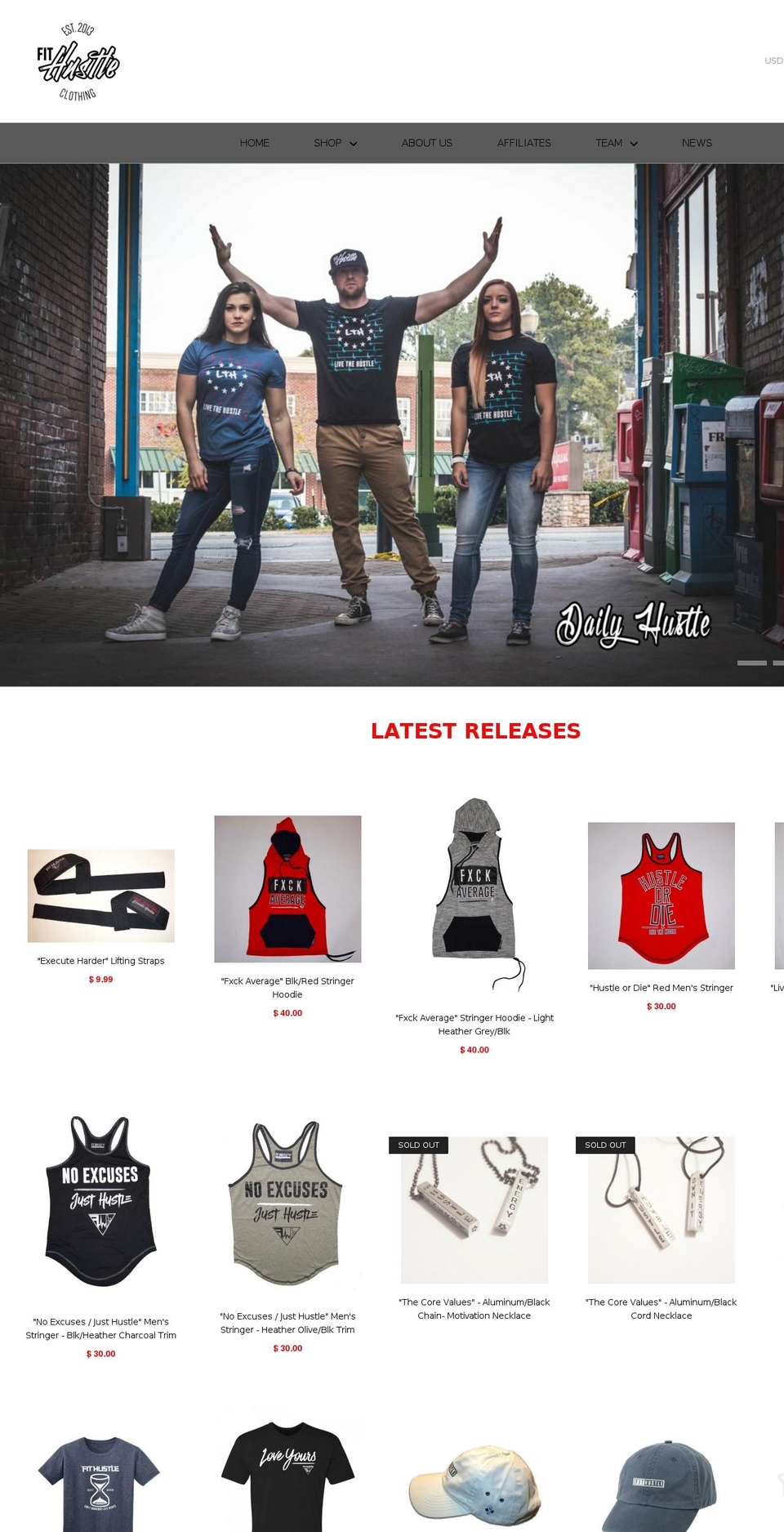 alinatrematerra.com — Shopify storefront screenshot