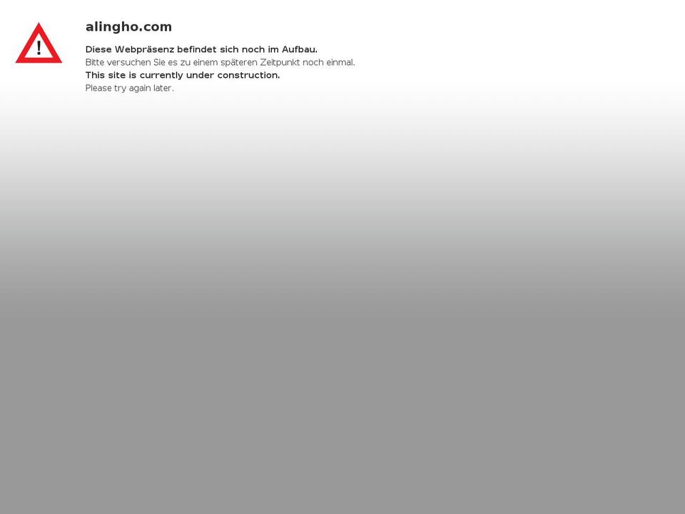 alingho.com shopify website screenshot