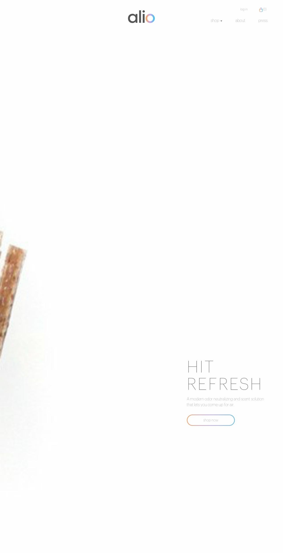 aliofresh.com — Shopify storefront screenshot