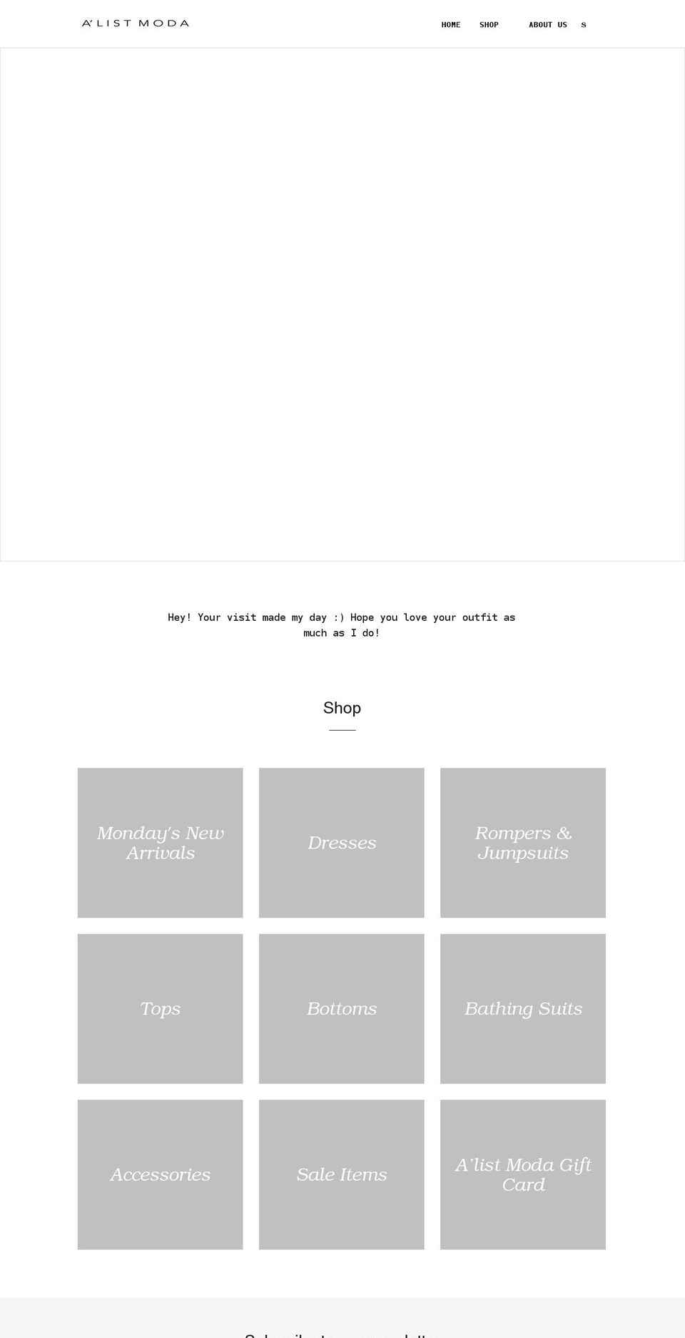 alistmoda.com shopify website screenshot
